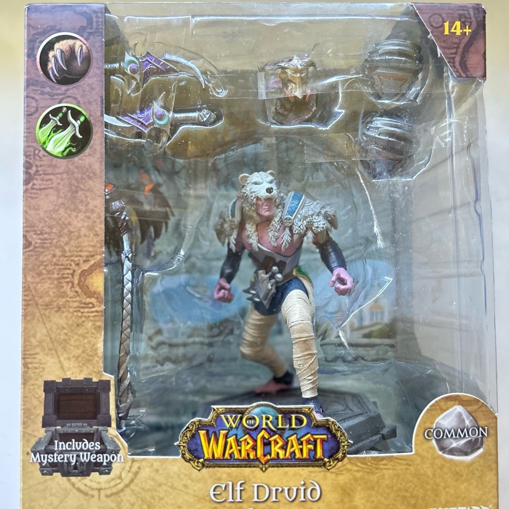 Elf Druid Action Figure - Pink and Tan